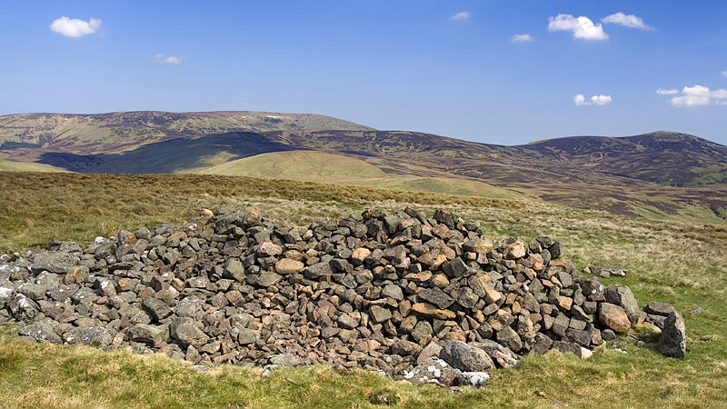 Cushat Law looking to the Cheviot