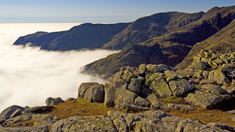Inversion below Scafell Inversion below Scafell