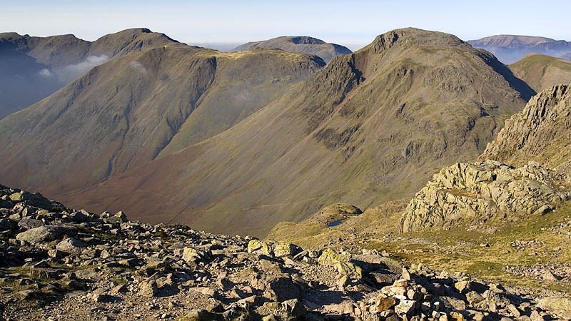 Great Gable & Kirk Fell from Calf Cove Great Gable & Kirk Fell from Calf Cove