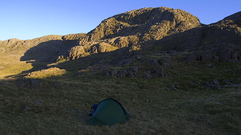 Pitch near Piers Gill Pitch near Piers Gill