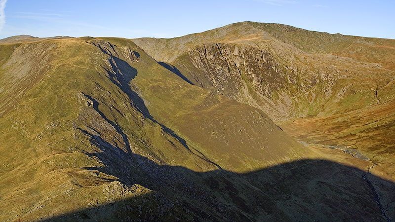 Upper Cwm Eigiau from Pen Llithrig y Wrach