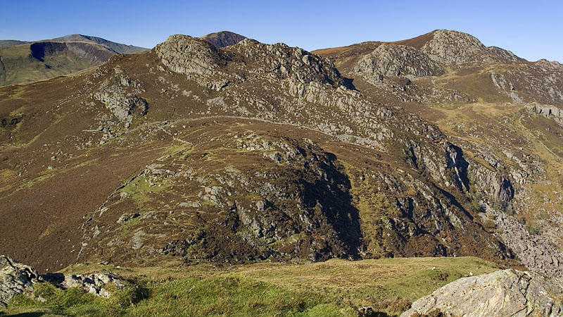 The Creigiau Gleision range from Crimpiau