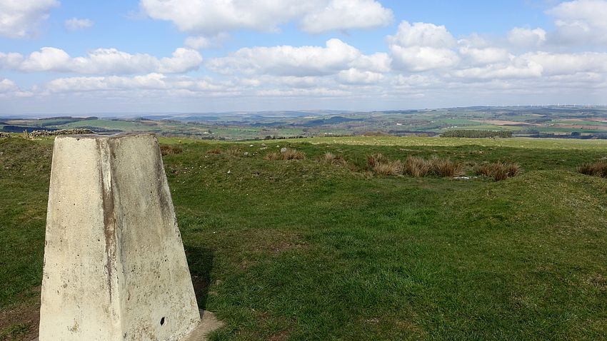 View from the trig point near Milecastle 30