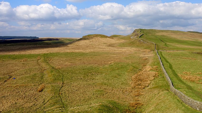 Wall near Vercovicium (Housesteads)
