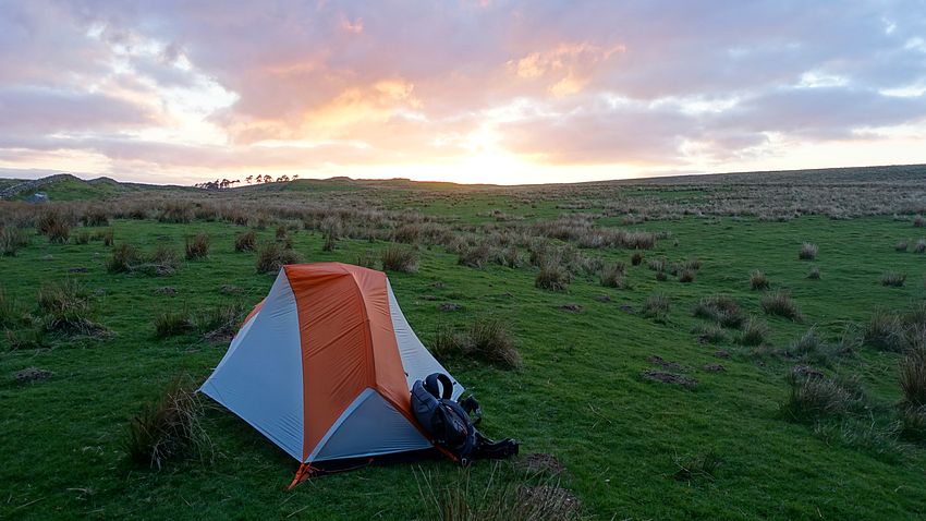 Pitch on Cockmount Hill