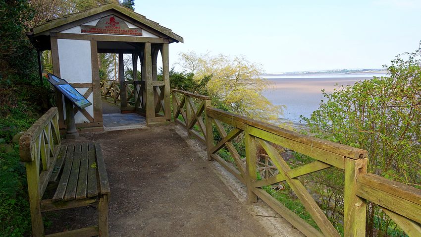 End of trail at Banks Promenade