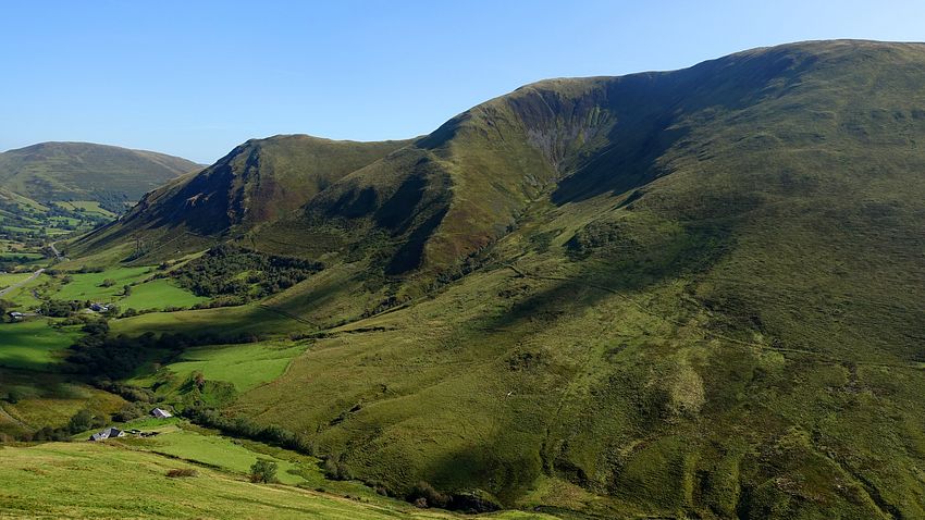 Maesglase from the Cribin path