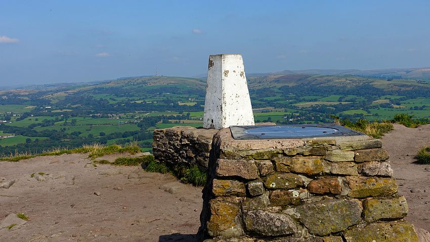 View north-east from The Cloud towards Croker Hill