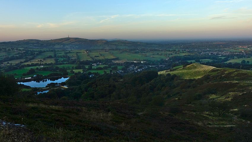 Early view southwards towards Croker Hill