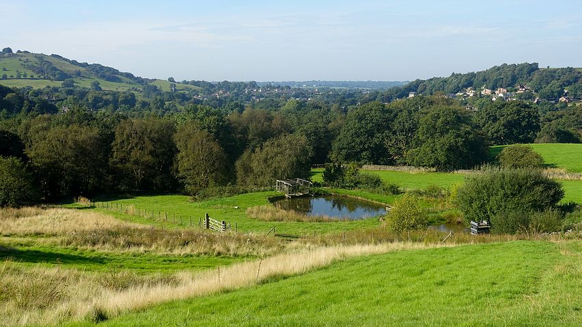 View back over Berristall Dale