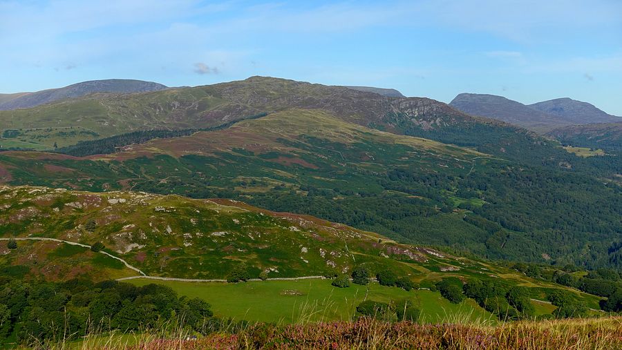 Y Garn and the Rhinogydd from Foel Offrwm Y Garn and the Rhinogydd from Foel Offrwm