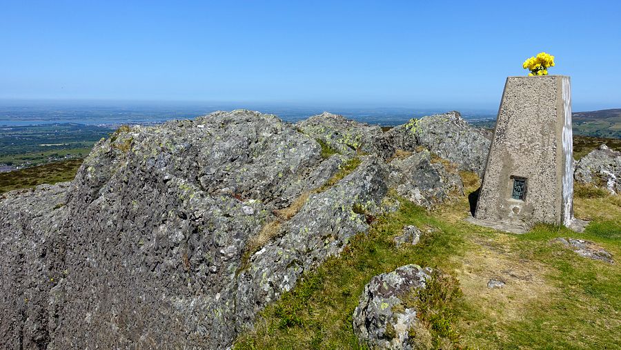 Moel Tryfan summit trig point