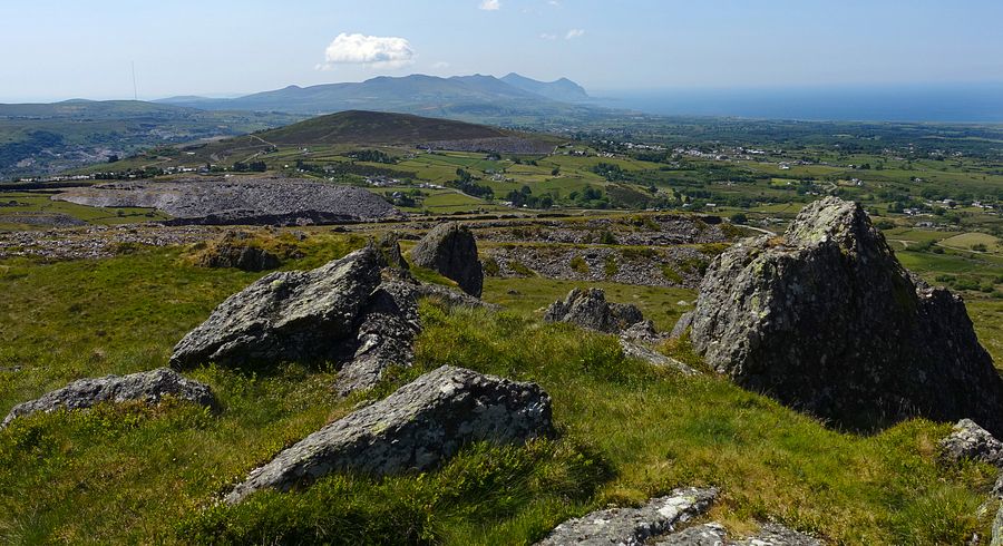View to Lleyn from Moel Tryfan