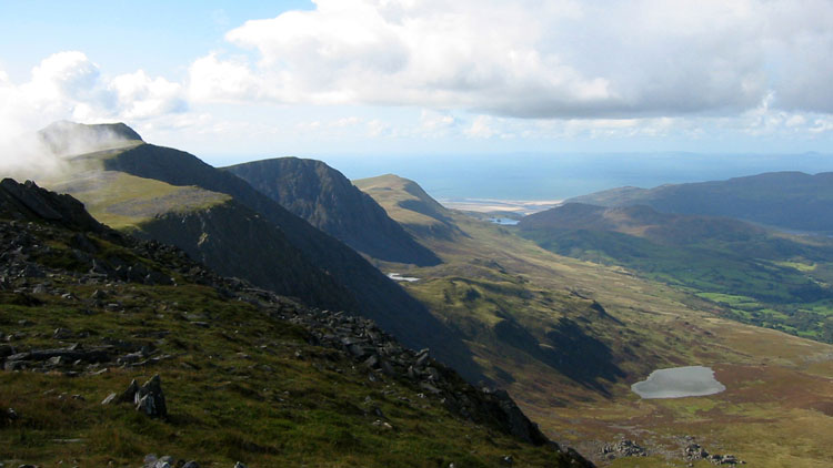 Ridge & Barmouth Bay from Mynydd Moel