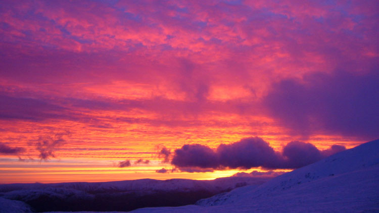 Sunrise from Sticks Pass Sunrise from Sticks Pass