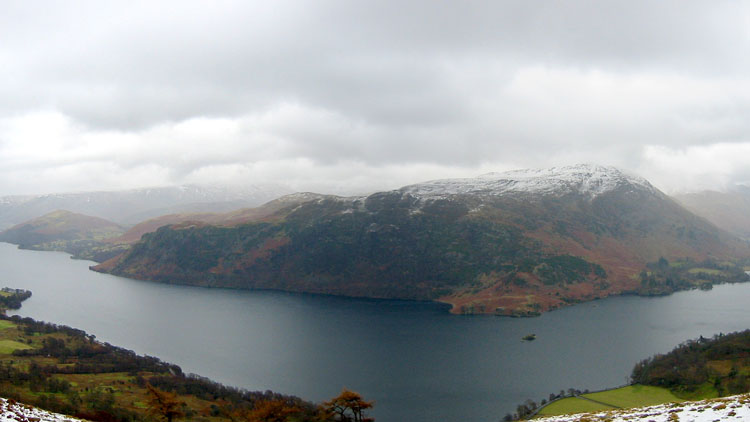 Ullswater and Place Fell from the Watermillock path Ullswater and Place Fell from the Watermillock path