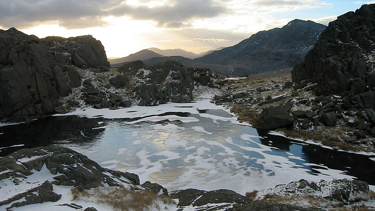 Bow Fell & Southern Fells from High House Tarn