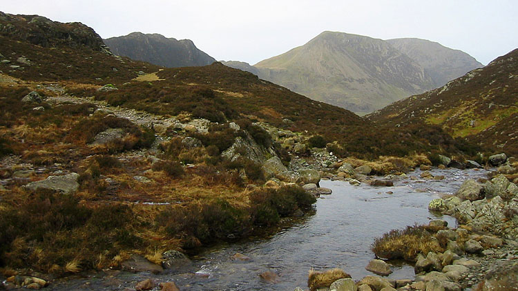 Haystacks and High Crag from Warnscale Beck