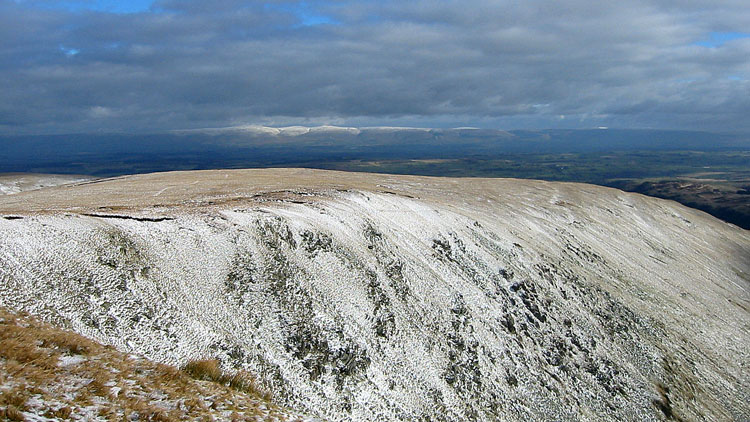 Bason Crag & Cross Fell in the distance