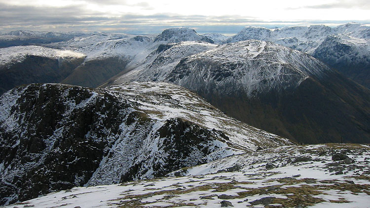 Central mountains from Pillar