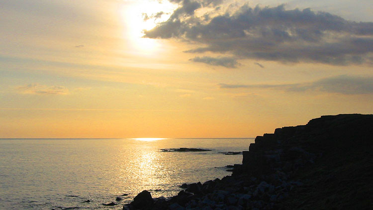 Early sun at Newton Point