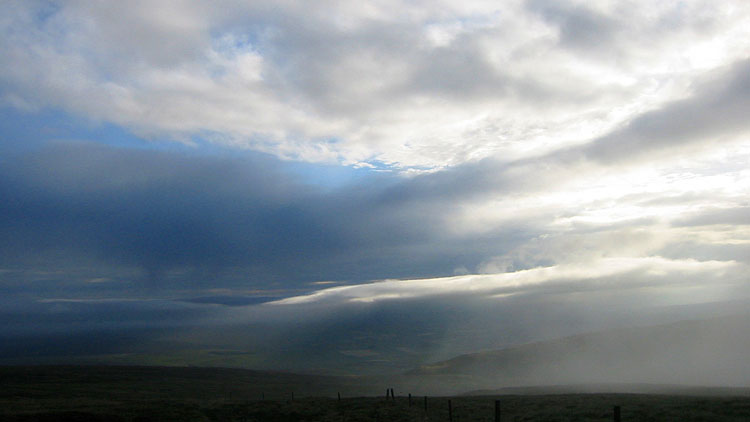 Early sky on Cold Fell