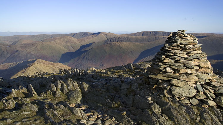 Far Eastern fells from Hart Crag