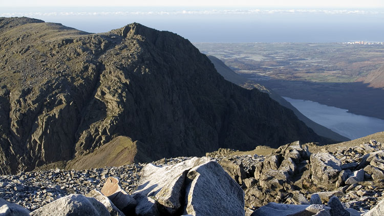 Symonds Knott & Wast Water from Scafell Pike Symonds Knott & Wast Water from Scafell Pike