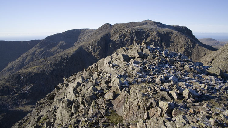 Scafell Pike from Ill Crag Scafell Pike from Ill Crag