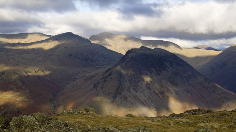 Yewbarrow & Western fells from Illgill Head Yewbarrow & Western fells from Illgill Head