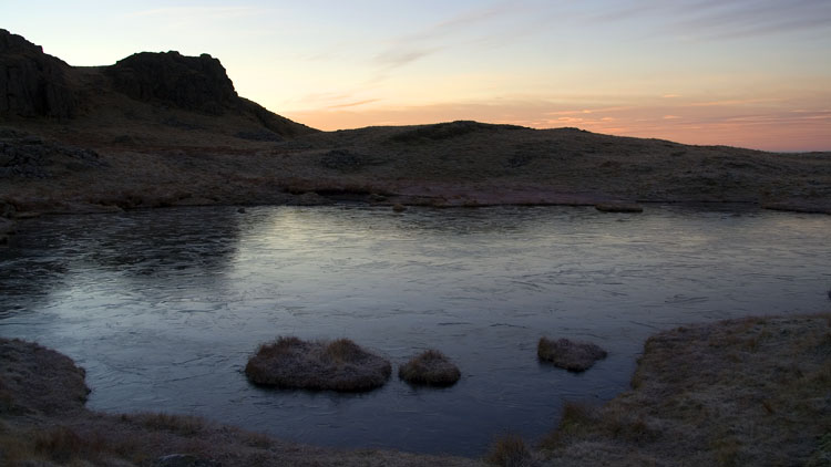 Frozen Great How tarn Frozen Great How tarn