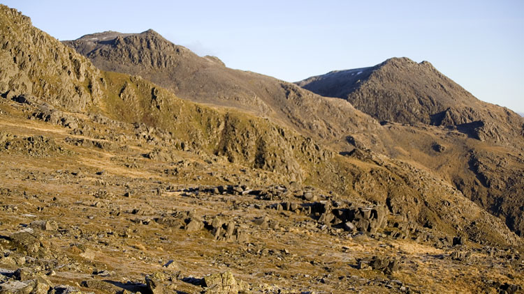 Sca Fell & Ill Crag from Slight Side Sca Fell & Ill Crag from Slight Side