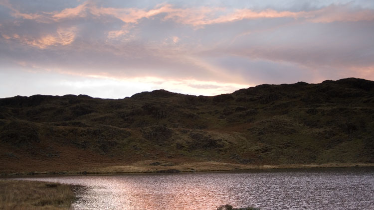 Dawn sky over Stony Tarn Dawn sky over Stony Tarn