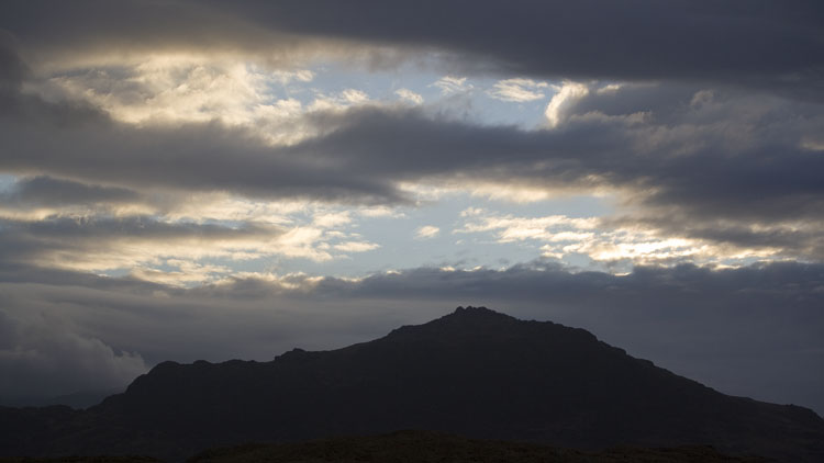 Harter Fell skyline Harter Fell skyline