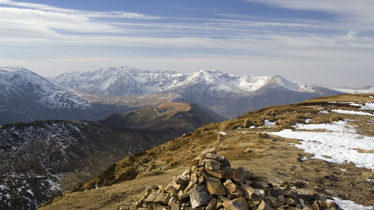 High Stile ridge from Scar Crags High Stile ridge from Scar Crags