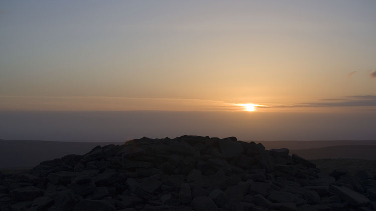 Dawn sky from Pen y Gadair Fawr
