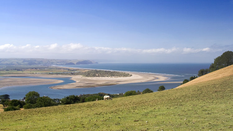 The Dyfi estuary from Mynydd Bychan