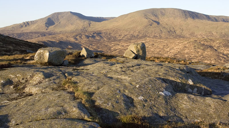 Granite boulders on Macaterick