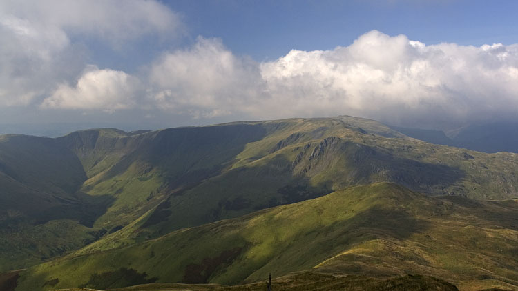 The Dyfi hills from Pen y Brynfforchog