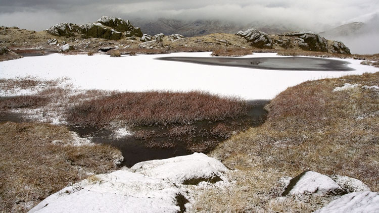 Ash Crags tarn
