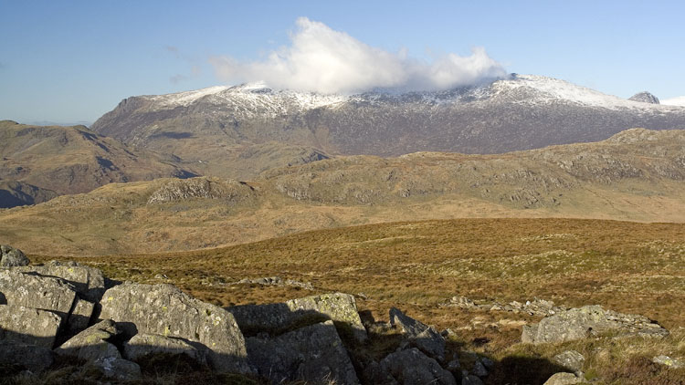 The Glyderau from Yr Arddu