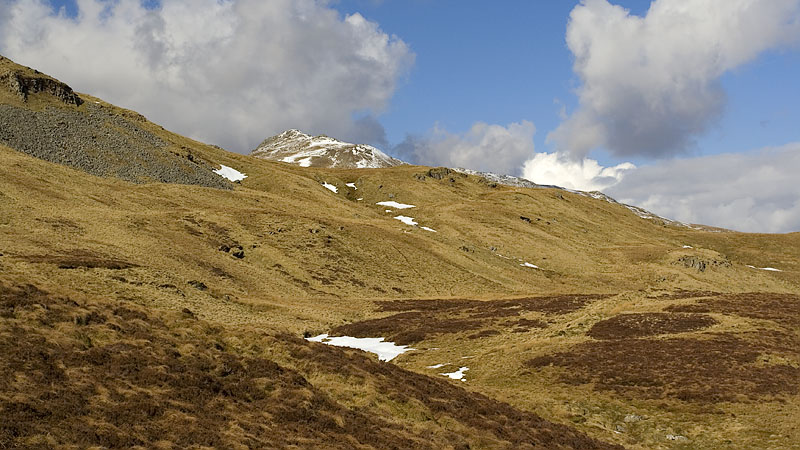 Approaching Arenig Fawr at Dolydd Bychain