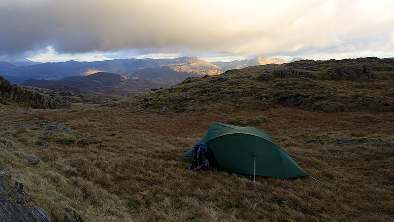Pitch in Cwm Cyd Pitch in Cwm Cyd