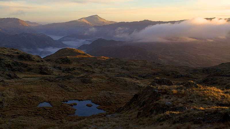 View to Moel Siabod & Ysgafell Wen range View to Moel Siabod & Ysgafell Wen range