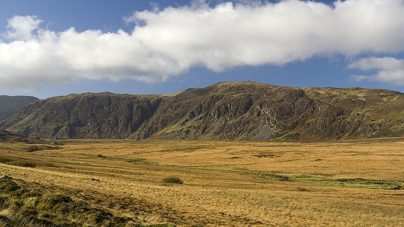 View across the Afon Porth-llwyd valley