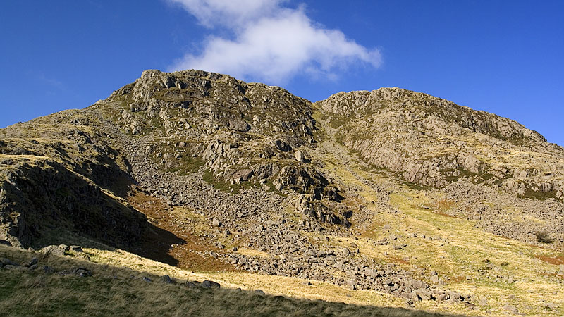 Southern crags of Craig Eigiau