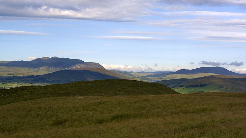 The Arenigs from Pen y Bwlch Gwyn
