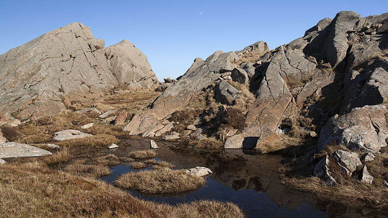 Rock landscape at Craig Eigiau