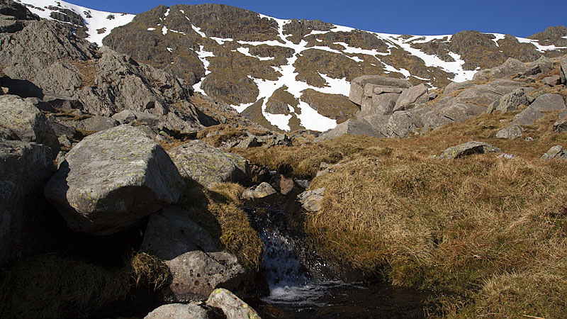 Outflow stream of Ffynnon Llyffant