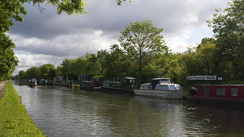 Narrowboats at Timperley Narrowboats at Timperley